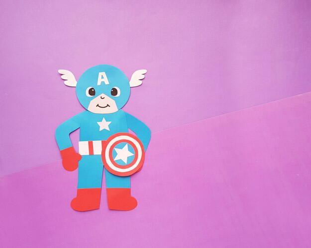 Captain America Papercraft
