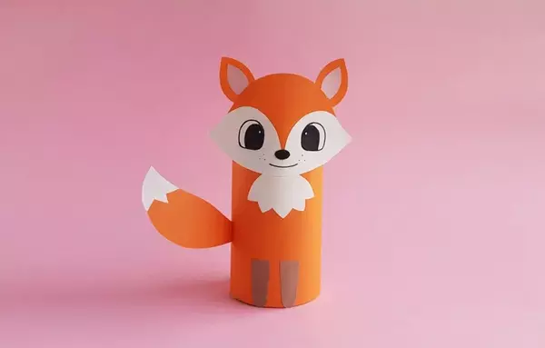 Toilet Paper Roll Red Fox