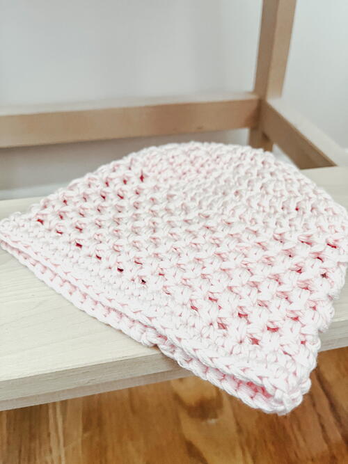 Natural Newborn Beanie Crochet Pattern