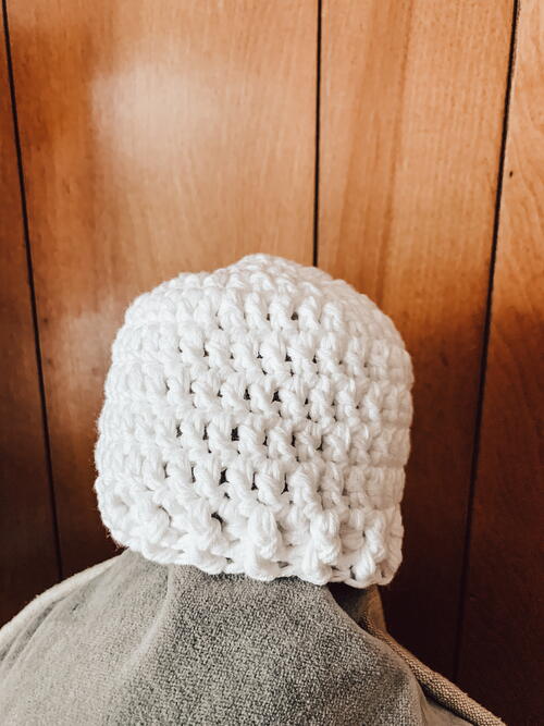 Simple Newborn Beanie Crochet Pattern