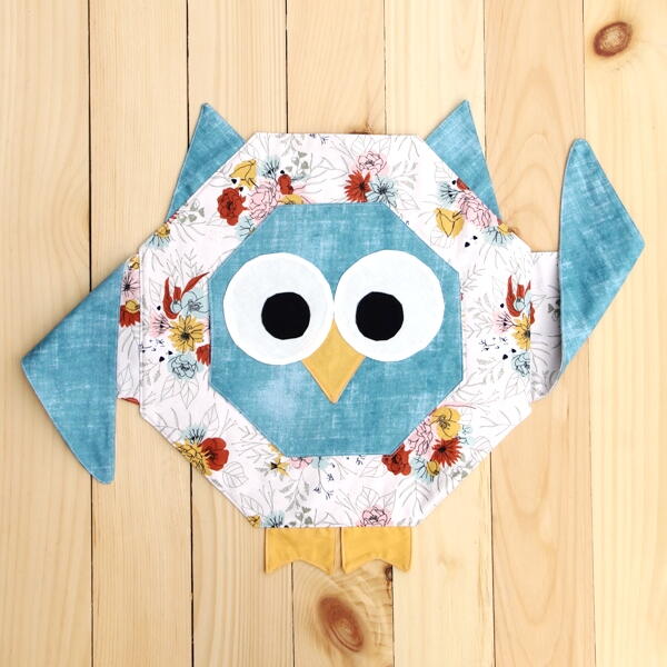 Octo Owl Placemat FaveQuilts Com   1652797675 151888 UserCommentImage ID 4779481 