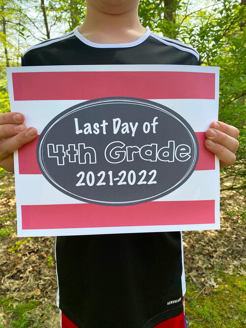 Last Day Of School Signs 