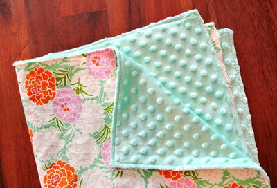How To Make A Minky Baby Blanket