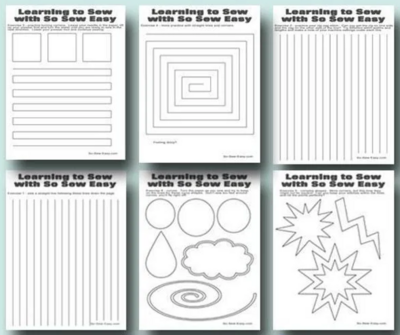 Sewing Machine Practice Printables AllFreeSewing Com