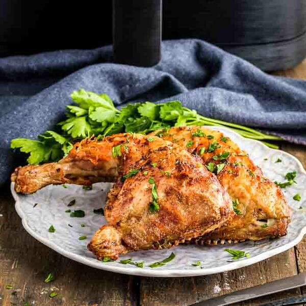 Air Fryer Chicken Quarters