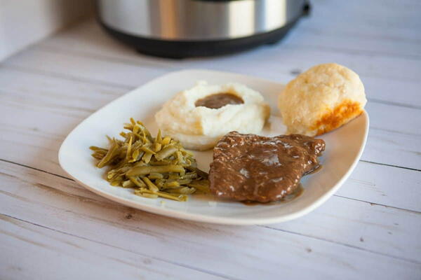 Instant Pot Cubed Steak