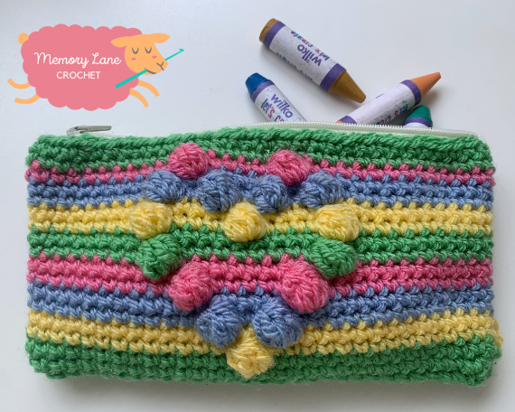 Rainbow Heart Pencil Case 