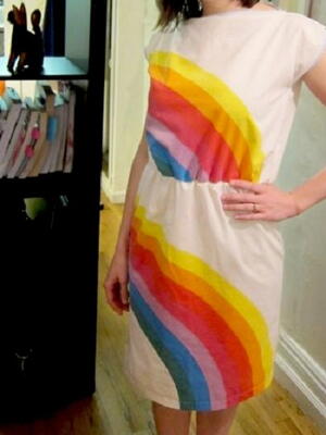 Rainbow Pillowcase Sundress Part 1