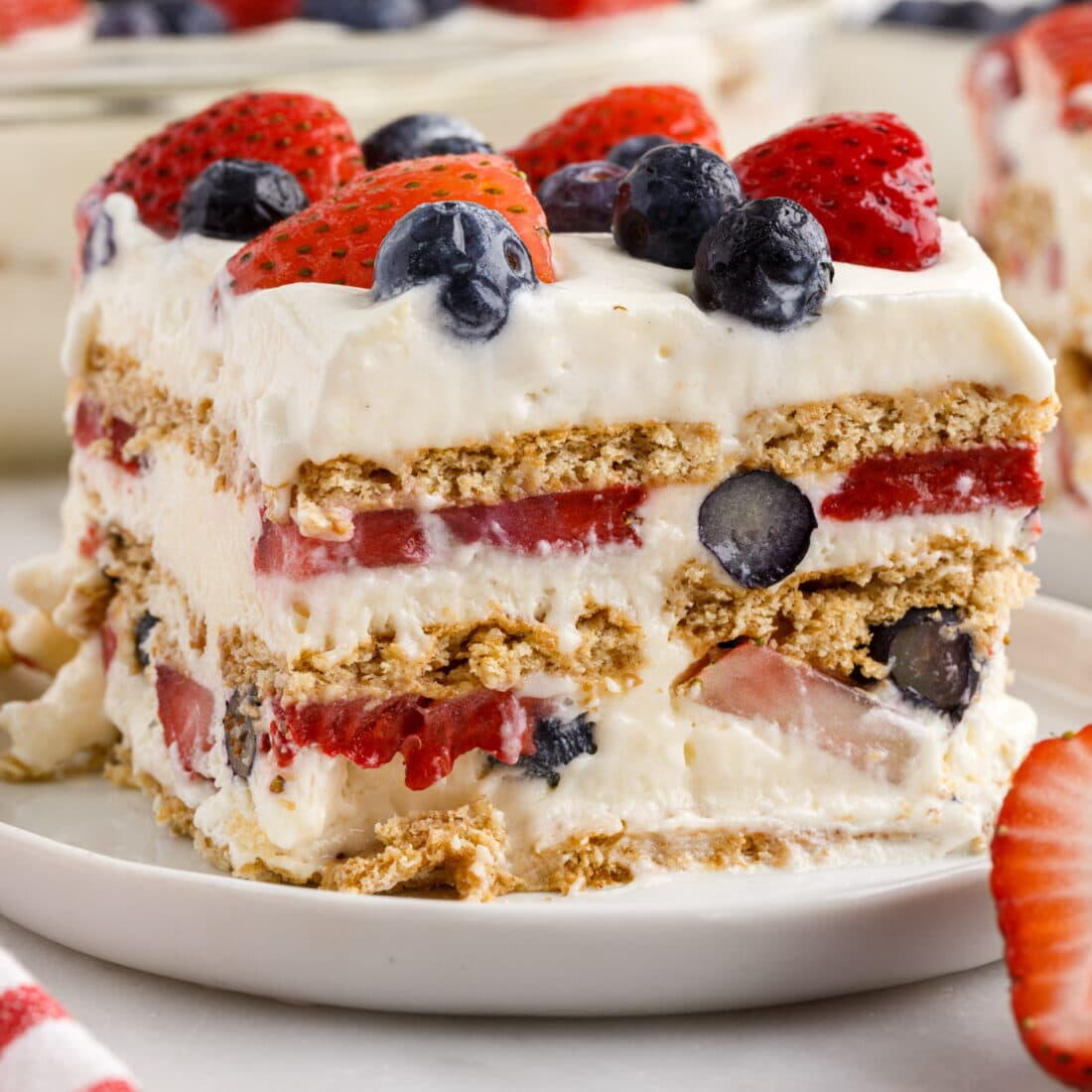 Mixed Berry Icebox Cake | RecipeLion.com