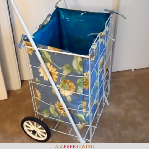 DIY Grocery Cart Liner