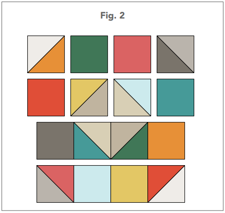 Bright Solids Modern Quilt Pattern Free - Figure 2