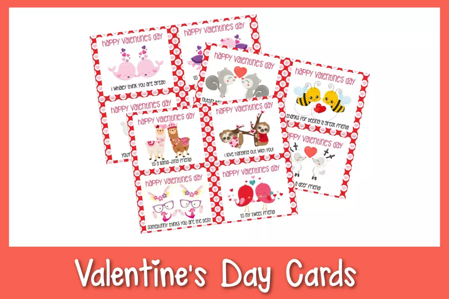 Free Printable Valentine's Day Cards For Kids | FaveCrafts.com