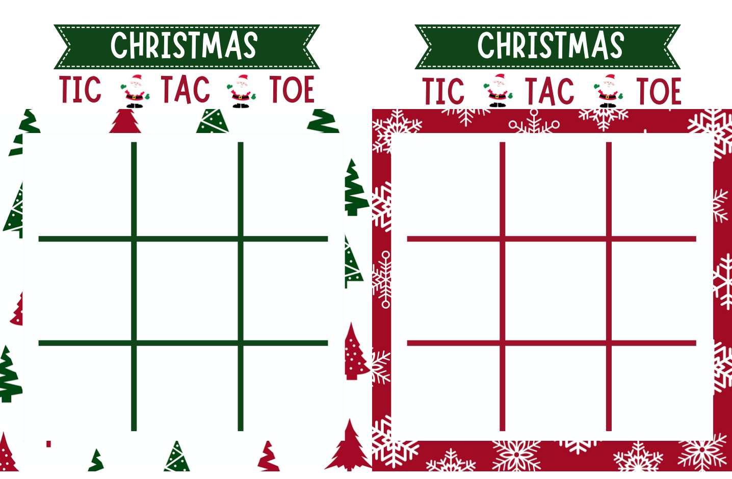 Christmas Tic Tac Toe Boards AllFreeChristmasCrafts christmas-tic-tac-toe-boards-allfreechristmascrafts
