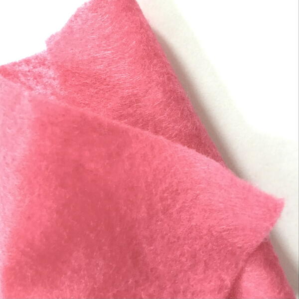 Thin sheet of red felt.