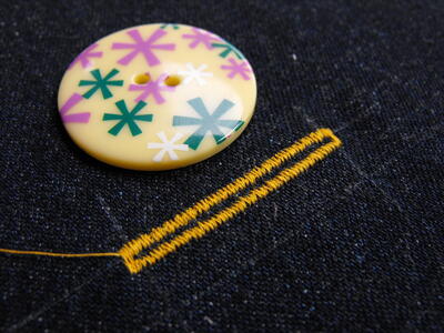 How to Sew Oversized Button Holes