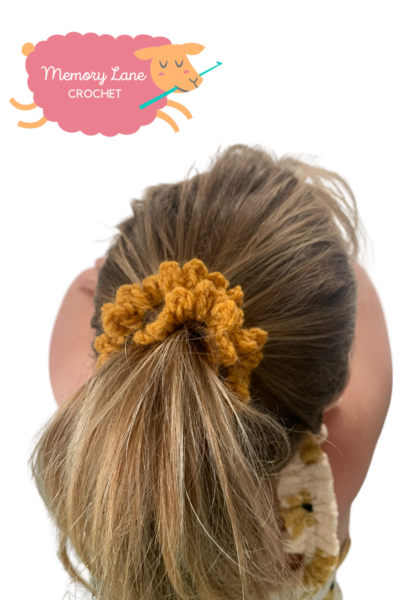 Sunflower Scrunchie