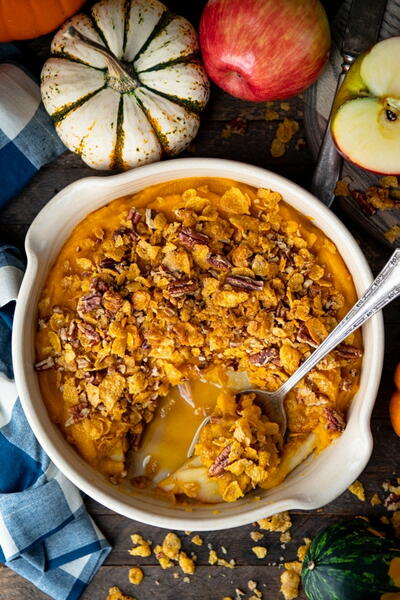 Butternut Squash Casserole with Apples