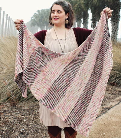 Afterglow Shawl By Lesley Anne Robinson