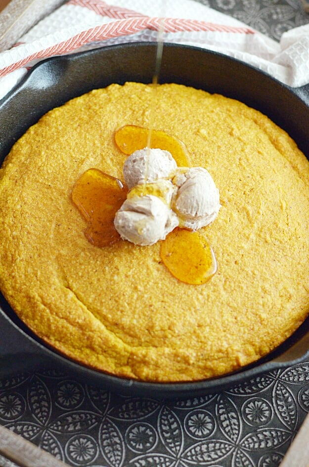 Simply Sweet Maple Pumpkin Cornbread | AllFreeCopycatRecipes.com