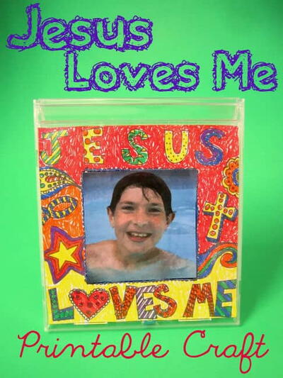 Jesus Loves Me CD Picture Frame