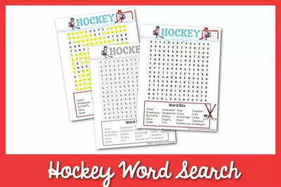 The Best Hockey Word Search
