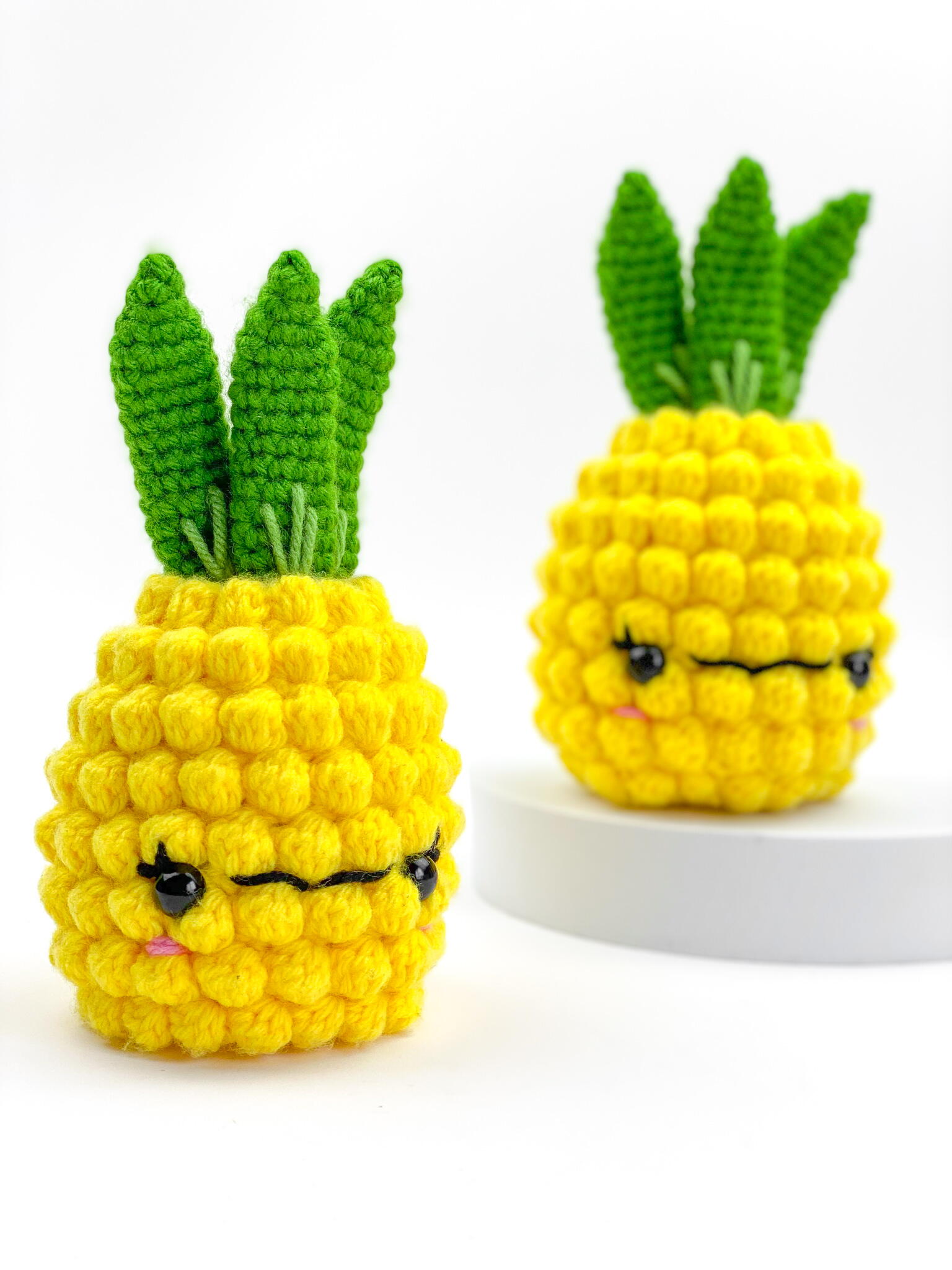 How To Crochet A Pineapple Step By Step Tutorial Amigurumi Free Pattern ...