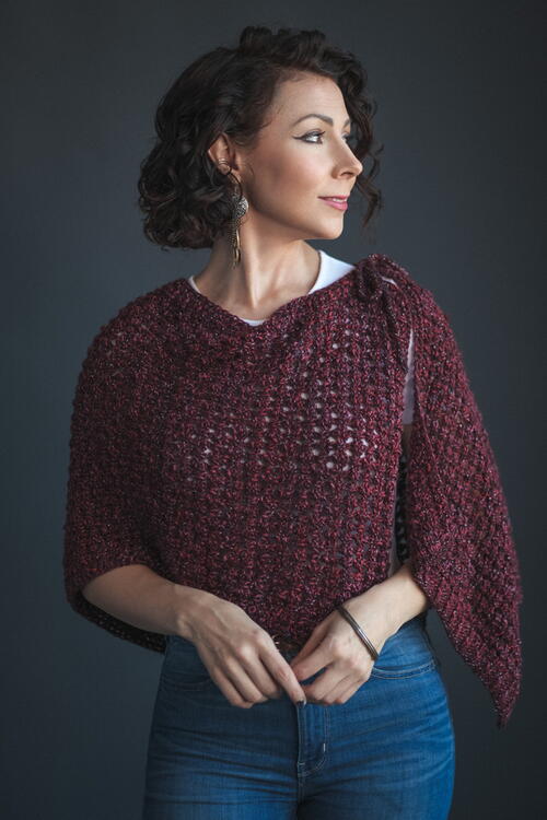 Wine Country Wrap Knit Pattern