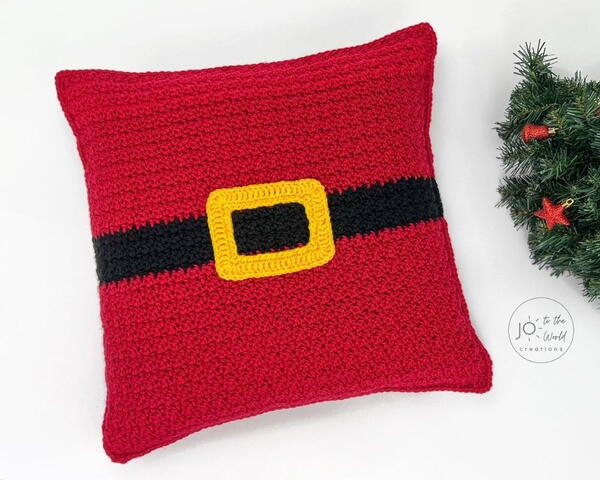 Crochet Christmas Pillow Pattern