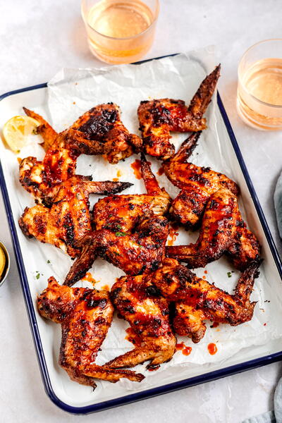 Easy Baked Peri Peri Chicken Wings- Nando's Copycat