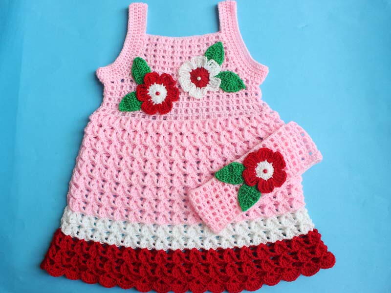 Ready To Wear Beautiful Little Girls Summer Dress | AllFreeCrochet.com