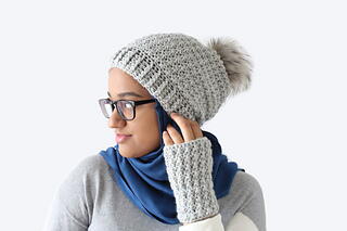 Flurry Beanie And Wrist Warmers: Free Crochet Pattern Set