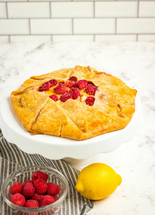 Raspberry Cream Cheese Galette