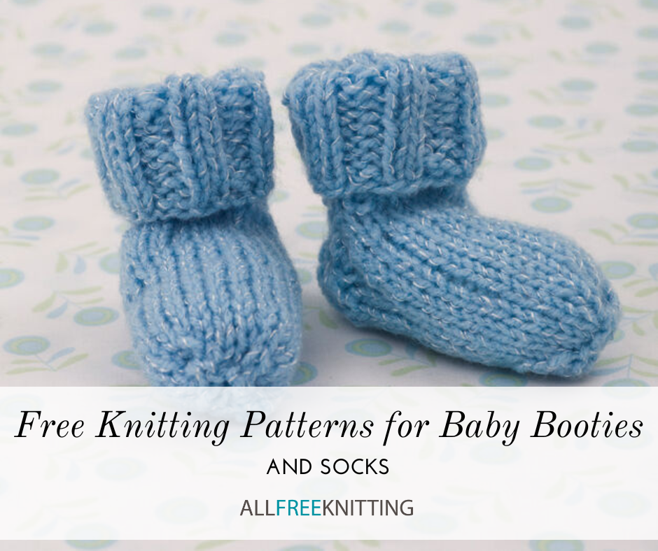 Easiest baby shop booties to knit