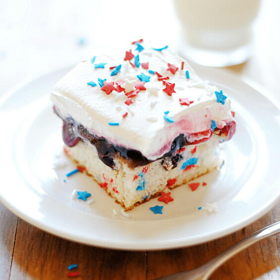 Fourth of July Poke Cake