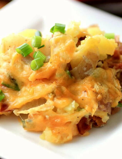 Bacon Cheese Potato Casserole