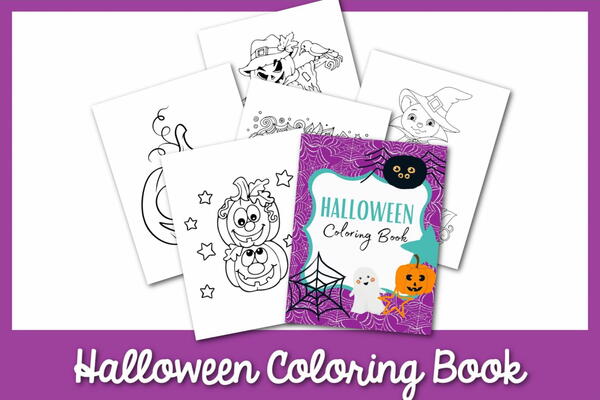 Diy Fun Printable Halloween Coloring Book