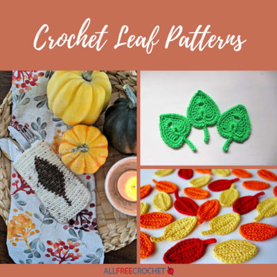 30 Free Crochet Leaf Patterns