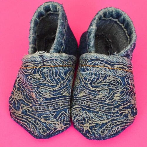 Free Upcycled Baby Shoes Pattern