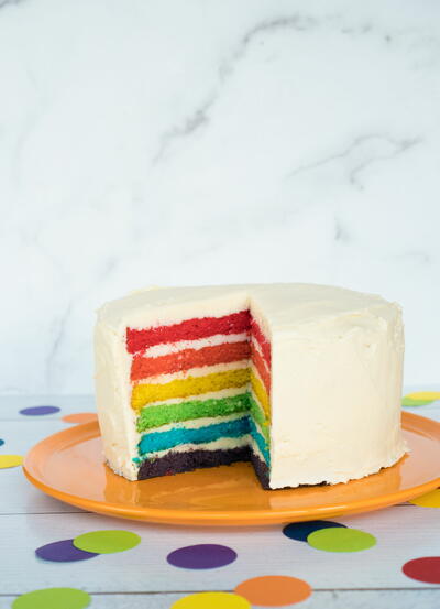Rainbow Layer Cake