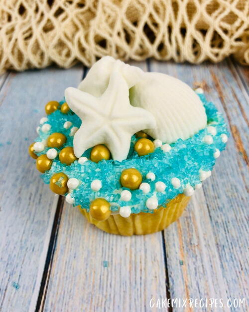 Beach Cupcakes