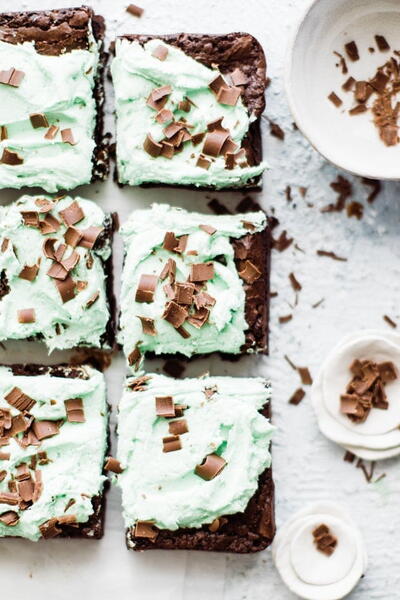 Marvelously Minty Brownies