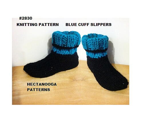 Bluecuff  Knitted Slippers