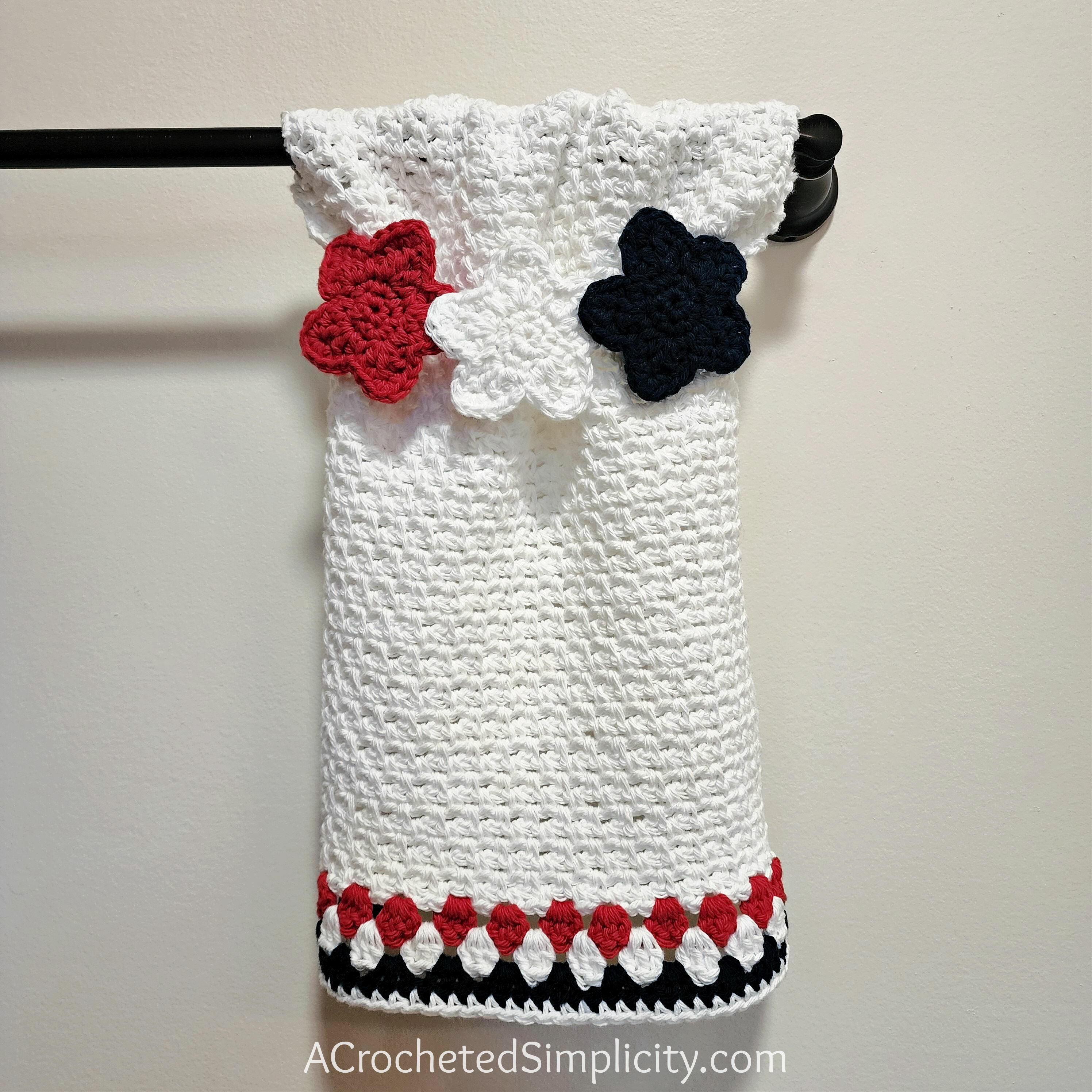 Snowman Kitchen Towel Crochet pattern by Jennifer Pionk