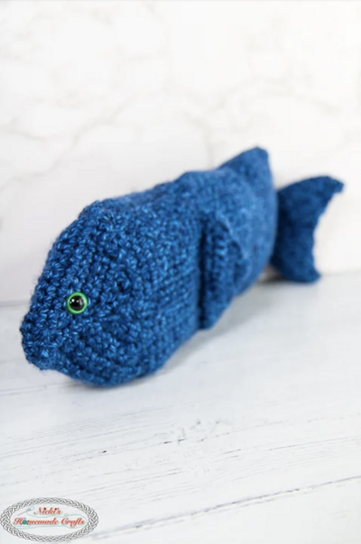 Amigurumi Fish Made From Squares