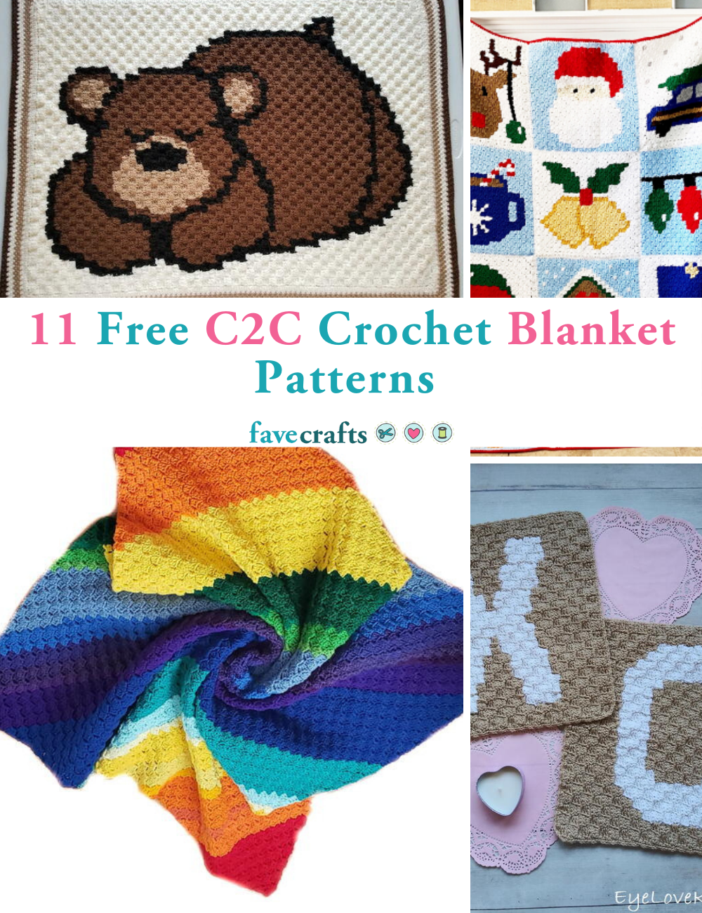 11 Free Corner to Corner Crochet Blanket Patterns | FaveCrafts.com 11-free-corner-to-corner-crochet-blanket-patterns-favecrafts-com