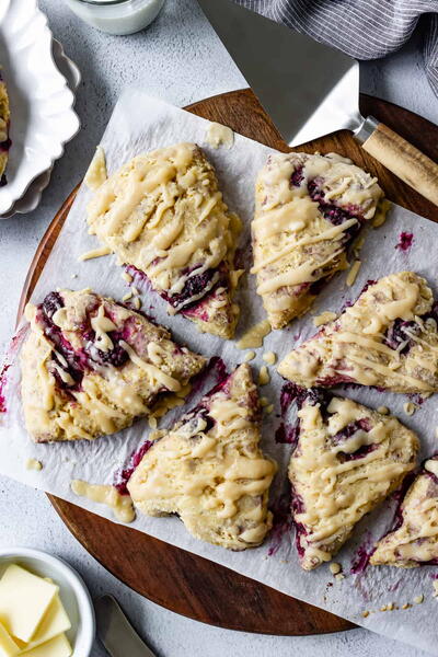 Gluten-free Blackberry Scones