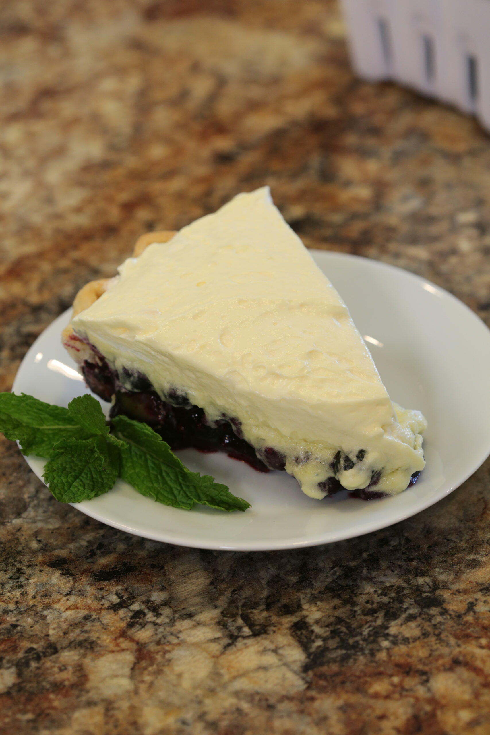 Blueberry Cream Pie | TheBestDessertRecipes.com