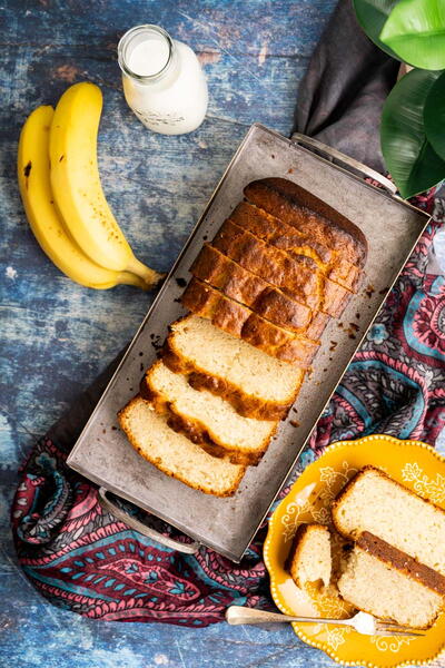 4-ingredient Banana Bread 