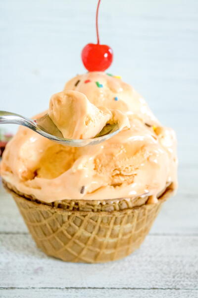 Orange Creamsicle Ice Cream