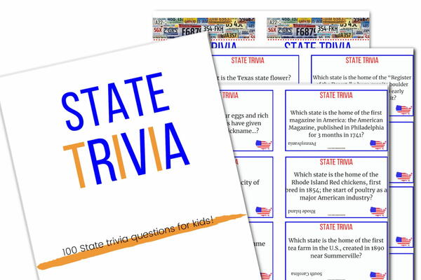 100 State Trivia Questions